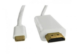 Qoltec DisplayPort Alternate mode USB 3.1 CM / HDMI AM | 4Kx2K | 1m