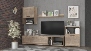 Meblościanka AVO 331,5x36x180 piaskowy