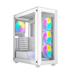 GEMBIRD OBUDOWA FORNAX X450MAX MIDI-TOWER, ARGB FA