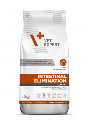 VET EXPERT Veterinary Diet Intestinal Elimination Dog - sucha karma dla psa - 12kg