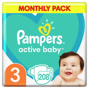 Pampers Pieluchy ABD Monthly Box 208