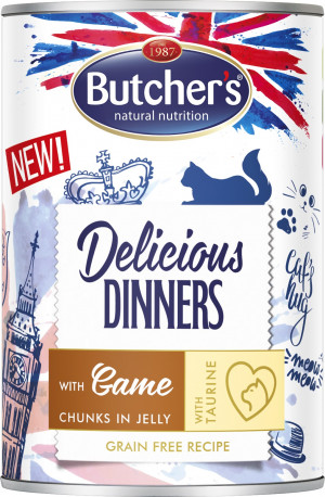 Butcher's Delicious Dinners kawałki z dziczyzną w galaretce 400g