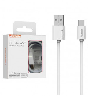 SOMOSTEL KABEL TYP-C 3A -1.2M SMS-BP02 WHITE
