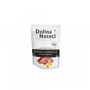 DOLINA NOTECI Premium danie z kurczaka z makaronem - mokra karma dla psa - 100g