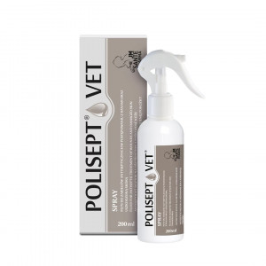 JM SANTE Polisept Vet - płyn na rany dla psa i kota - 200 ml