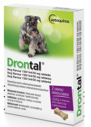 Vetoquinol Drontal tab. odrobaczające pies do 10kg