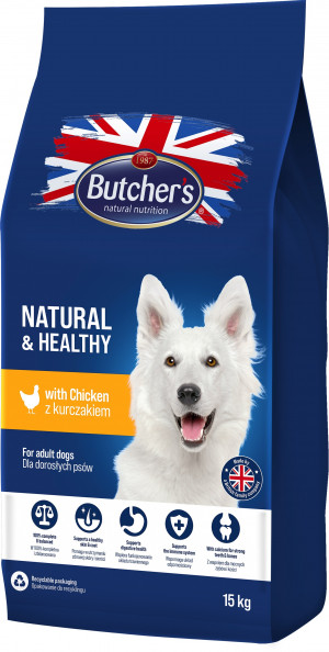 BUTCHER'S z kurczakiem - sucha karma dla psa -15 kg
