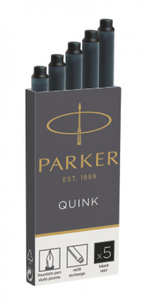 Parker-naboje z atramentem QUINK - czarny 1950382