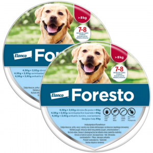 ELANCO Foresto - obroża przeciw kleszczom i pchłom dla psa - 70cm x 2