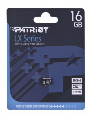 Patriot 16GB LX Series UHS-I microSDHC