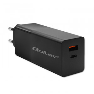 QOLTEC ŁADOWARKA GAN POWER PRO | 1XUSB-C | 1XUSB