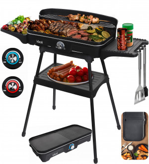 ELDOM GRILL ELEKTRYCZNY WOLNOSTOJĄCY 2W1