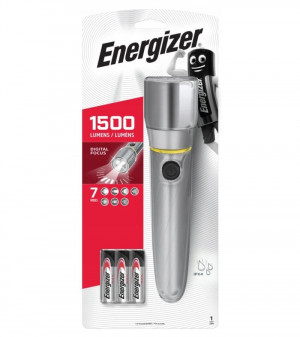 ENERGIZER LATARKA 419594 METAL VISION HD 6AA, Jasność 1500 lumenów, zasięg 230 metrów, Odporna na upadek z wysokości 1 metra