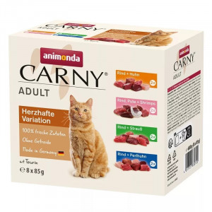 ANIMONDA Carny Adult Mix - mokra karma dla kota - 8x85g