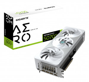 Karta graficzna Gigabyte GeForce RTX 5070 Ti AERO OC 16GB (GV-N507TAERO OC-16GD)