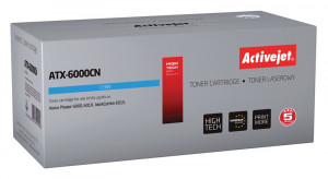 Activejet ATX-6000CN Toner do drukarki Xerox, Zamiennik Xerox 106R01631; Supreme; 1000 stron; błękitny.