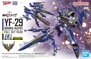 HG 1/100 YF-29 DURANDAL VALKYRIE (MAXIMILAN JENIUS USE) FULL SET PACK