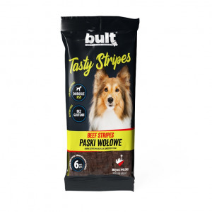 BULT Tasty stripes Paski wołowe - przysmak dla psa - 6szt.