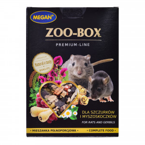 MEGAN Zoo-Box - Karma dla szczura i myszoskoczka - 550 g