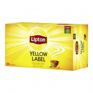 LIPTON Yellow Label Herbata Czarna 50 Torebek