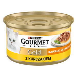 Gourmet Gold Sauce Delights mokra karma dla kota z kurczakiem 85 g