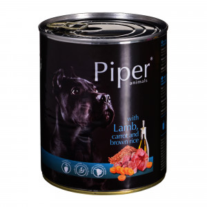 DOLINA NOTECI Piper Animals z jagnięciną - mokra karma dla psa - 800g