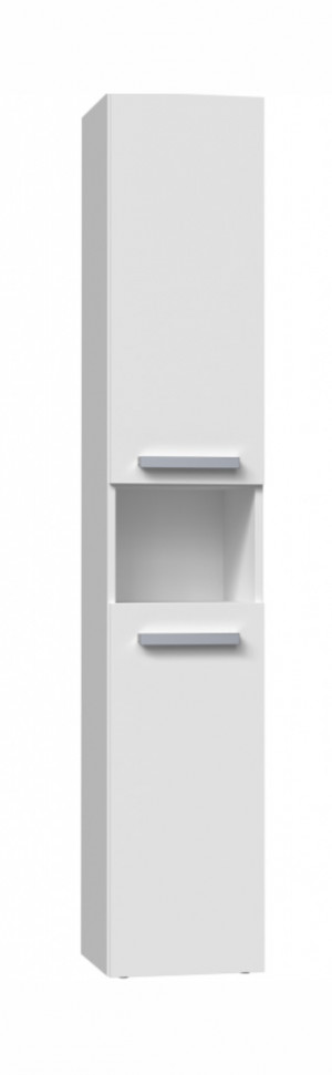 Szafka łazienkowa NEL III 31x30xH174 biel mat