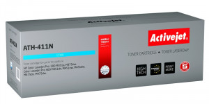 Activejet ATH-411N Toner do drukarki HP, Zamiennik HP 305A CE411A; Supreme; 2600 stron; błękitny.