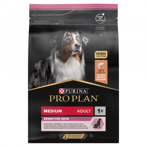 PURINA PRO PLAN Adult Medium Sensitive Skin - sucha karma dla psa - 3 kg