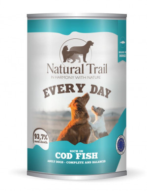 NATURAL TRAIL Every Day Bogata w dorsza - mokra karma dla psa - 400g