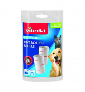 VILEDA Pet Pro Wkład do usuwania sierści, włosów i drobinek brudu - 2 sztuki