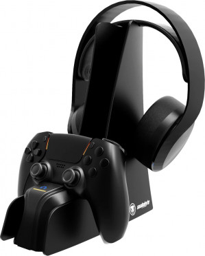 Snakebyte PS5 Dual:Charge 5 & Headset Stand™ czarny
