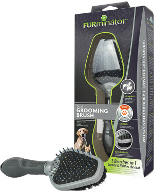FURminator Szczotka dwustronna dla psa i kota