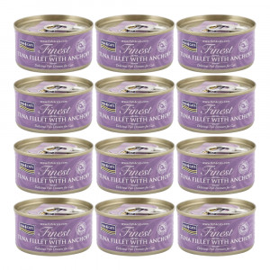 FISH4CATS Tuńczyk z anchois - mokra karma dla kota - 12x70g