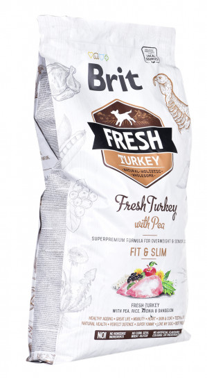 BRIT Fresh Turkey & Pea fit & slim 12kg