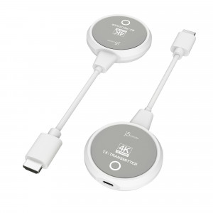 Nadajnik i odbiornik audio/video bezprzewodowy j5create ScreenCast 4K Wireless Display HDMI Extender ; kolor biały JVAW75-N