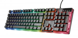 Klawiatura TRUST GXT835 AZOR GAMING KEYBOARD US
