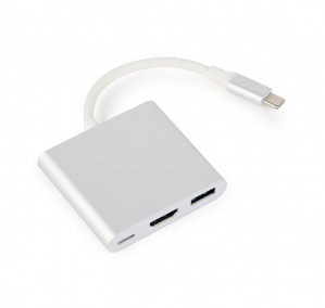 GEMBIRD MULTI ADAPTER USB TYP-C (M)->USB, HDMI SRE