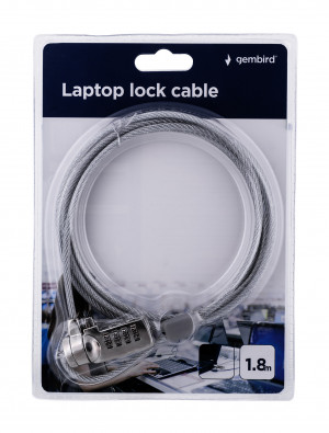 Gembird Linka zabezpieczająca do laptopa na 4 cyfrowy kod/szyfr