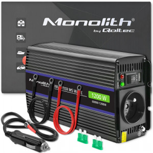 QOLTEC PRZETWORNICA NAPIĘCIA MONOLITH 1200 MS WAVE