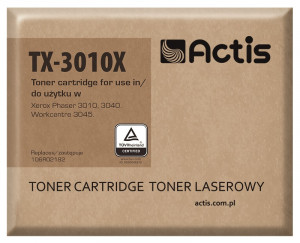 Actis TX-3010X Toner do drukarki Xerox, Zamiennik Xerox 106R02182; Standard; 2300 stron; czarny.