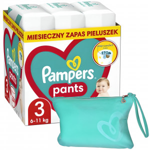 PAMPERS Pieluchy MTH Rozm 3, 6-11kg, 204szt.