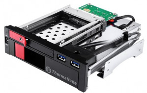 Panel do obudowy Thermaltake Duo HDD Dock 2,5/3,5 SATA3 + 2xUSB 3.0 Czarna