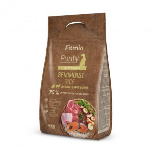 FITMIN Purity Rice Semimoist Rabbit & Lamb - półwilgotna karma dla dorosłych psów - 4kg