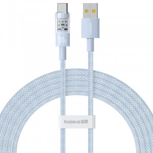 Kabel Baseus Gem USB-USB C 100W 2m (niebieski)