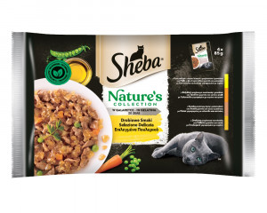 Sheba Sasz Sos Nat Col Drób 4x85g