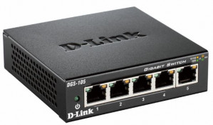 D-LINK DGS-105 5x1000Mbps Gigabit Switch Metal