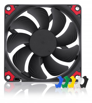 Went. NOCTUA 92mm 300-2200 RPM Low Profile CHROMAX