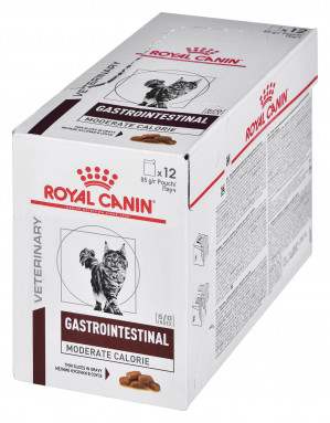 ROYAL CANIN Intestinal Gastro Moderate Calorie Cat - mokra karma dla kota - 12x85g