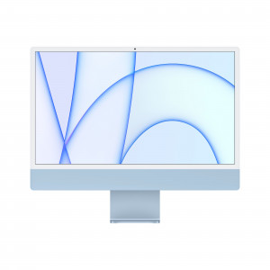 Apple 24-inch iMac with Retina 4.5K display: Apple M1 chip with 8-core CPU and 8-core GPU, 512GB - Blue